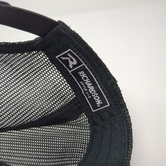 Team Grizzly Motorsports Snapback Trucker Hat Pink One Size Mesh Back Richardson - Picture 9 of 10